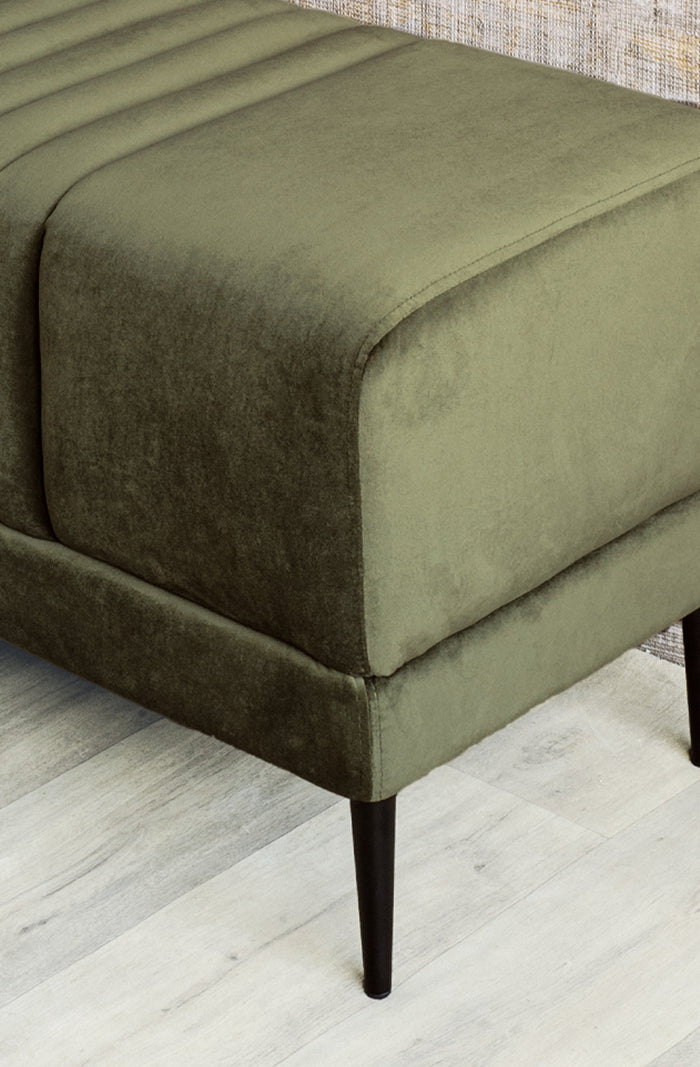 Vernara Deep Moss Ottoman
