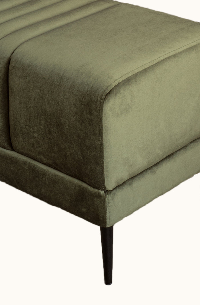 Vernara Deep Moss Ottoman