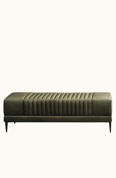 Vernara Deep Moss Ottoman