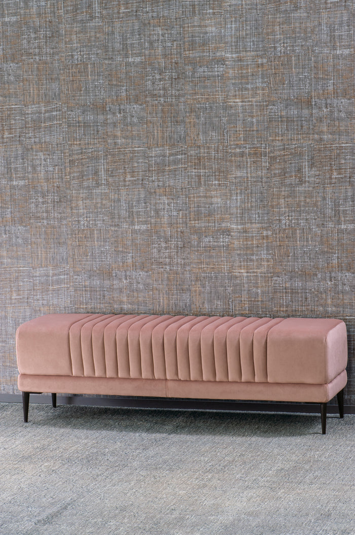 Vernara Dusky Pink Ottoman