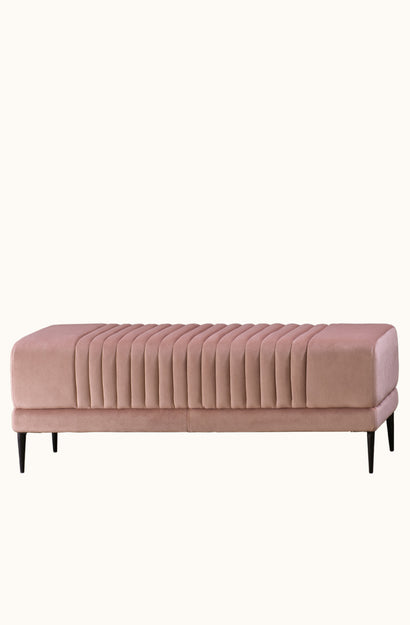 Vernara Dusky Pink Ottoman