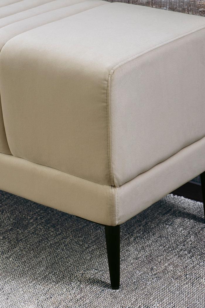 Vernara Parchment Ottoman