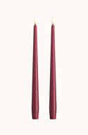 Taper Candle Vintage Rose Pack of 2