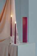 Taper Candle Vintage Rose Pack of 2