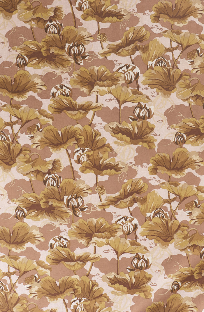 Waterlily Clay Fabric