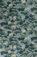 Waterlily Ocean Fabric