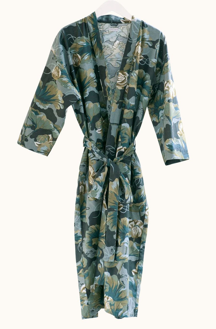 Waterlily Ocean Housecoat