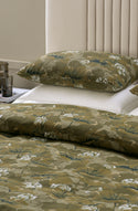 Waterlily Olive Duvet Cover Set