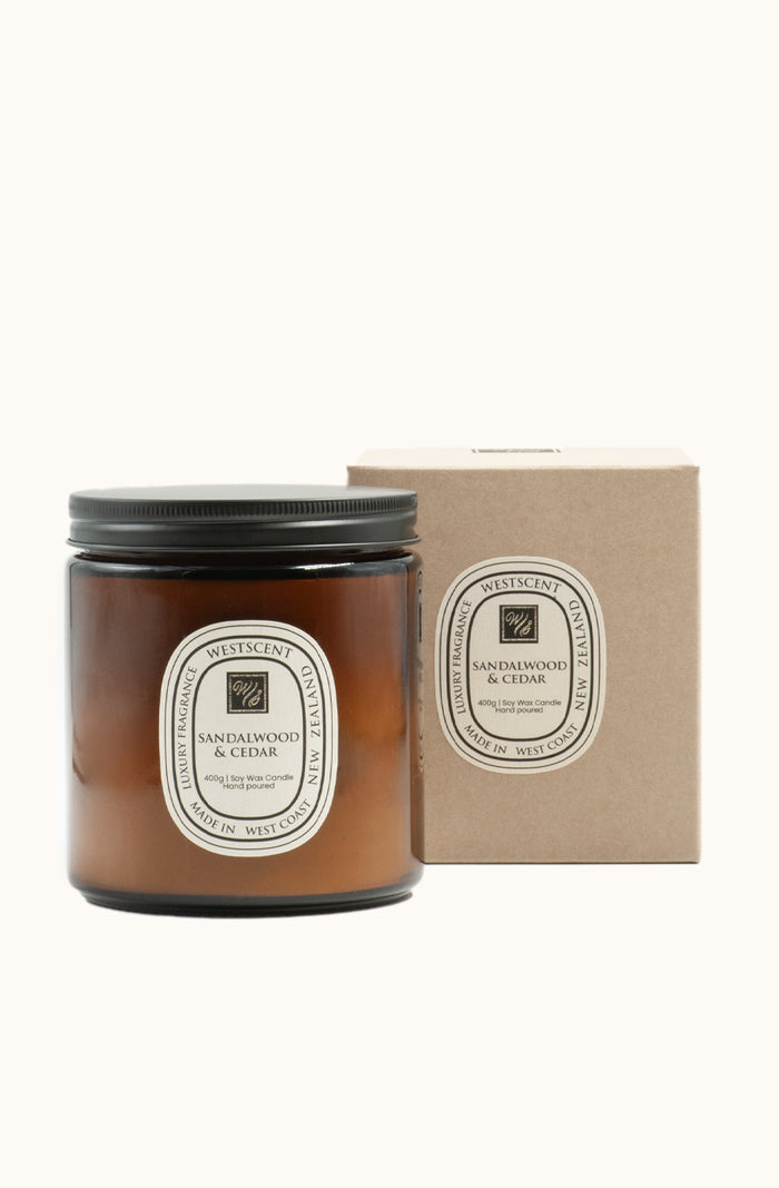 Candle - Sandalwood and Cedar