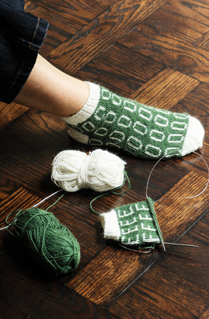 Learn to Knit Colourwork Socks - Project Class