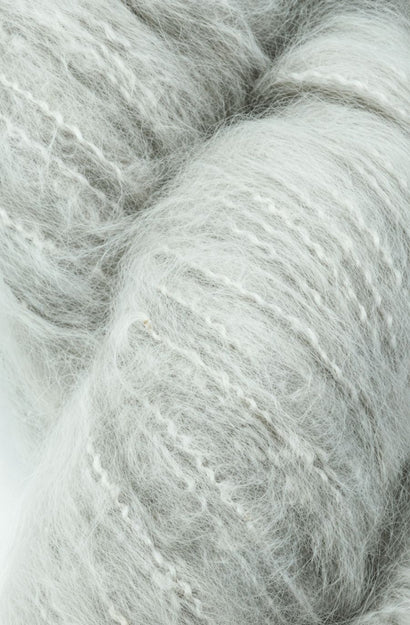 Mohair Brushed 12ply - Silver