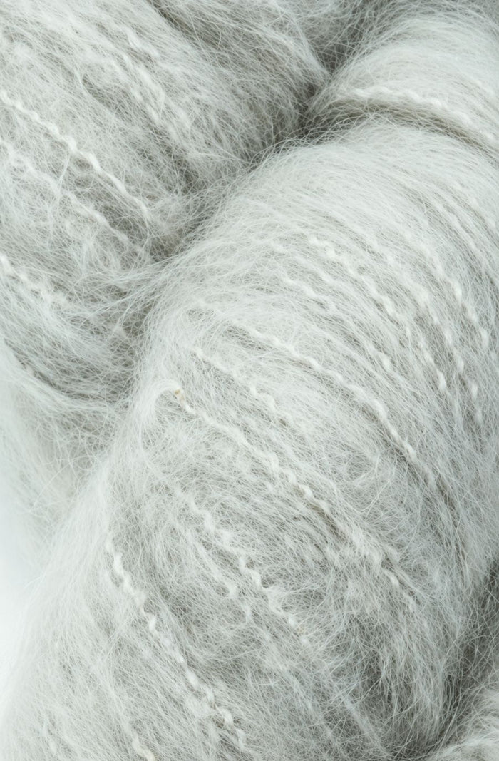 Mohair Brushed 12ply - Silver