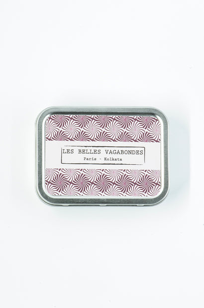 Silk Scarf - Zinnia Bordeaux - Bandeau