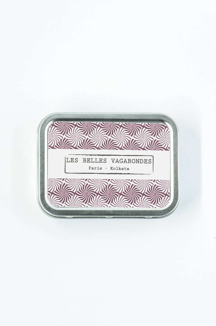 Silk Scarf - Zinnia Bordeaux - Bandeau