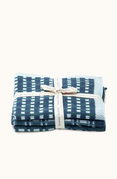 Basento Denim Washcloths - set of three