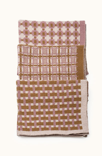 Basento Rose Gold Washcloths - Set of Three