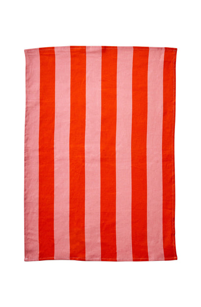 Bold Stripe Sorbet Tea Towel