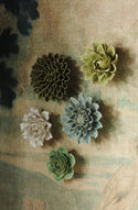 Ceramic Flower - Avocado Green Unicorn