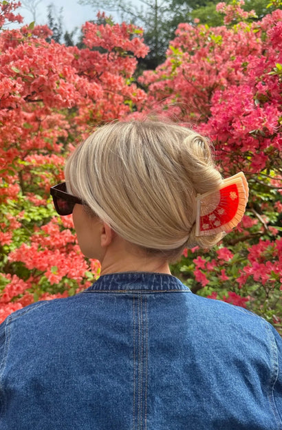 Claw Clip - Blossom Fan - Pinks