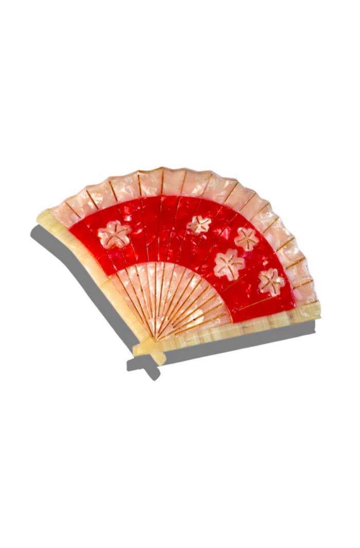 Claw Clip - Blossom Fan - Pinks
