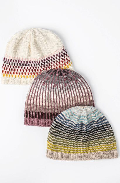 Corning Gradient Trio Hat Pattern