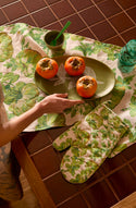 Heirloom Green Oven Mitts Set of 2