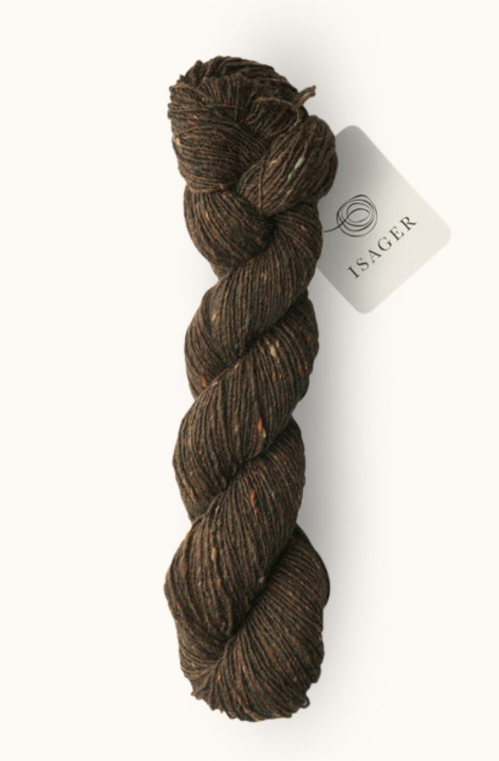 isager tweed chocolate
