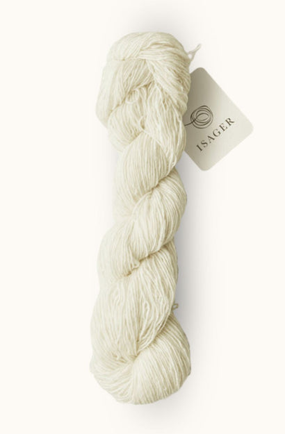 Isager Tweed Raw White