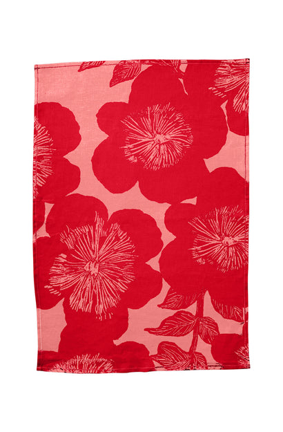 Jardin Pink Tea Towel