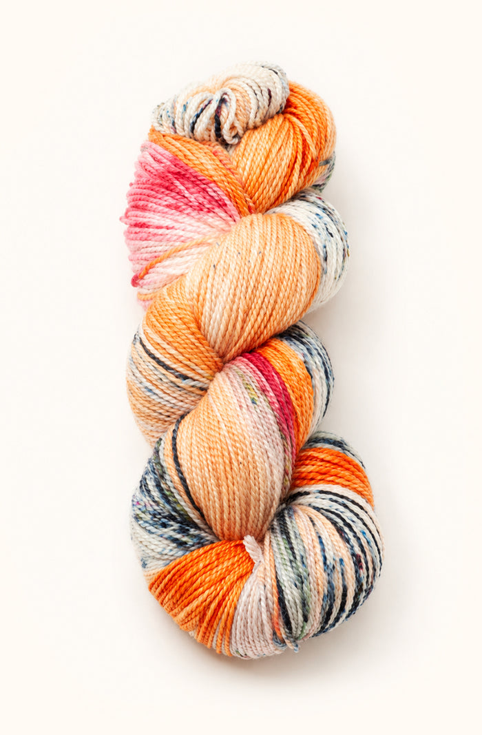 High Twist Merino 4ply - Sunset Over the Snow