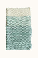 Lavette Duck Egg Washcloths - Set of Three
