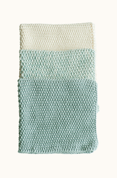 Lavette Duck Egg Washcloths - Set of Three