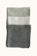 Lavette Grey Washcloths - Set of Three