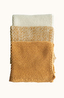 Lavette Ochre Washcloths - Set of Three