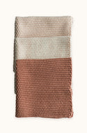 Lavette Vintage Rose Washcloths - Set of Three