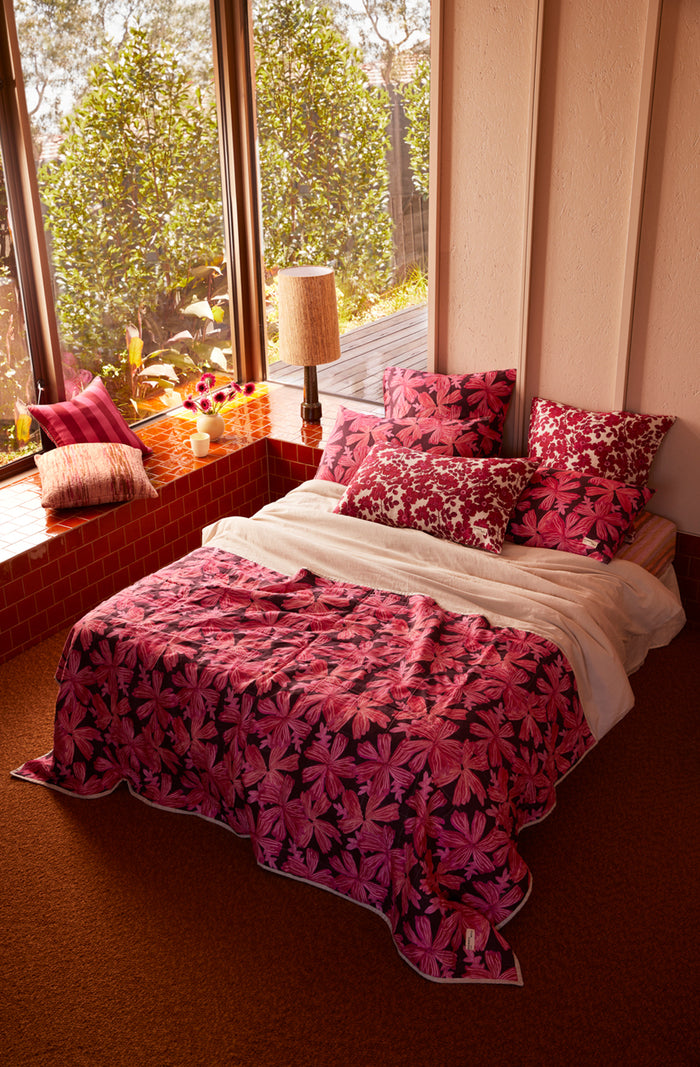 Mave Pink Pillowcase - Set of 2