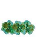 Pansy Green Long Bath Mat