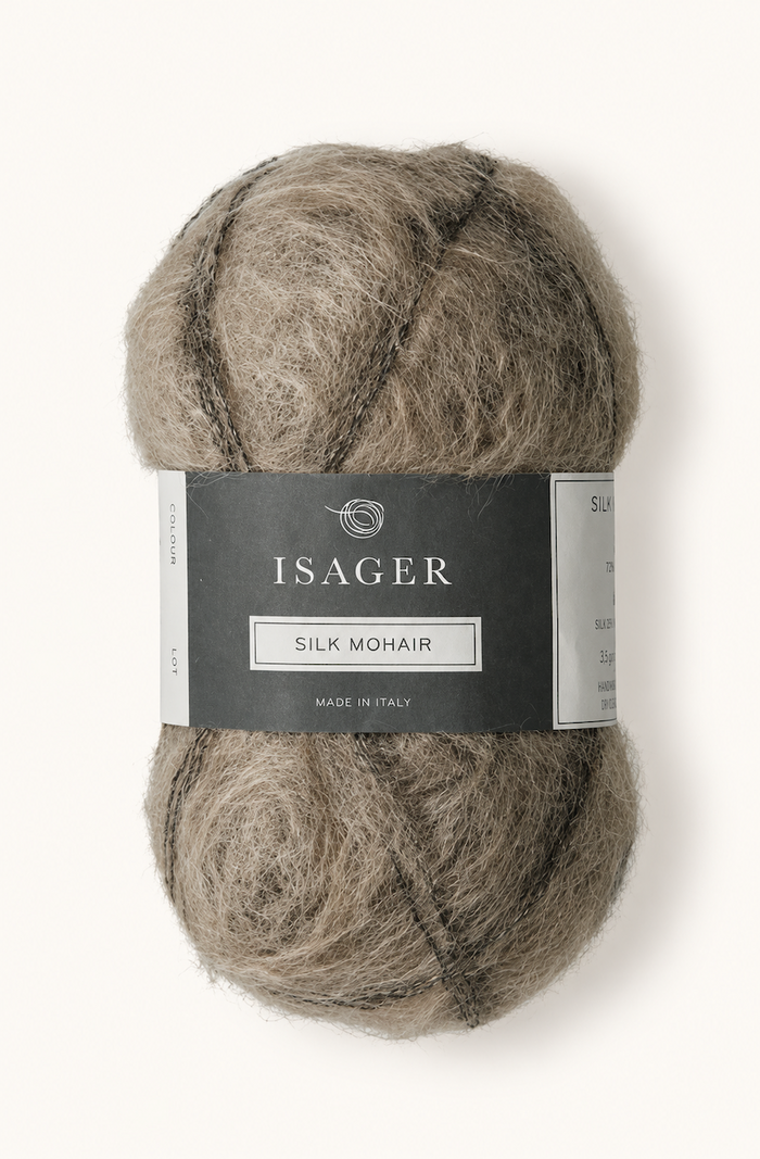 Silk Mohair Taupe 7s