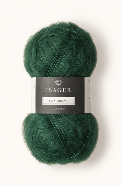 Silk Mohair Forest Green 37
