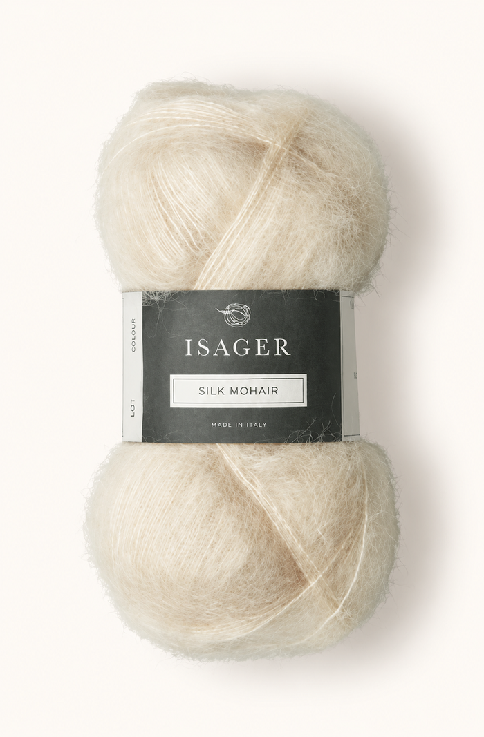 Silk Mohair Natural White 0