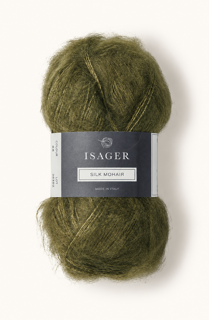 Silk Mohair Olive 68