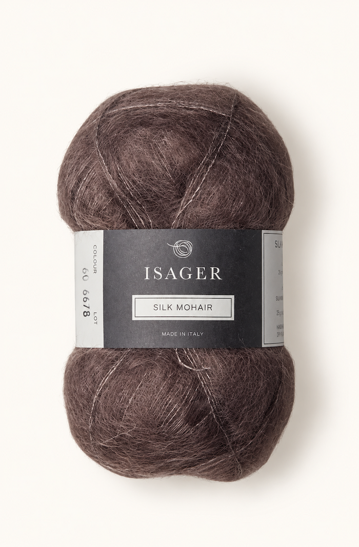 Silk Mohair Dark Carob 60