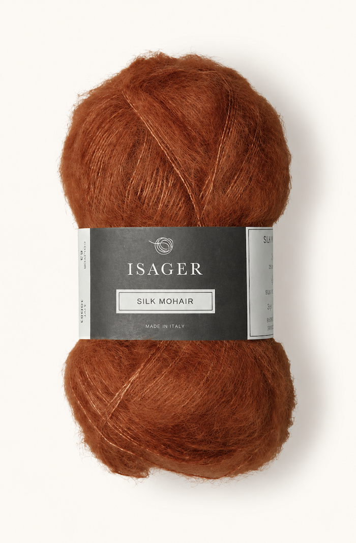Silk Mohair Rust 33