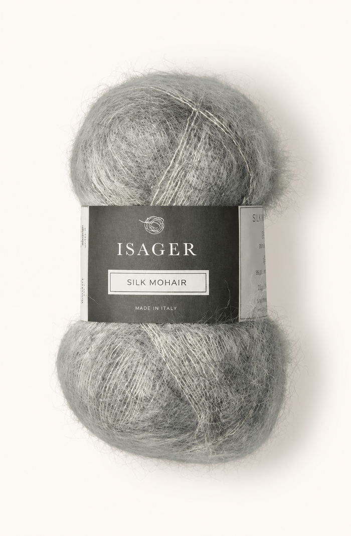 Silk Mohair Silver 3s