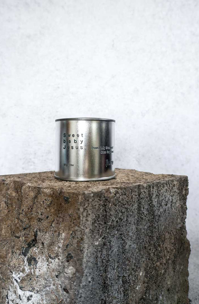 Tin Candle - Sweet Baby Jesus - Myrrh, Frankincense & Black Oud