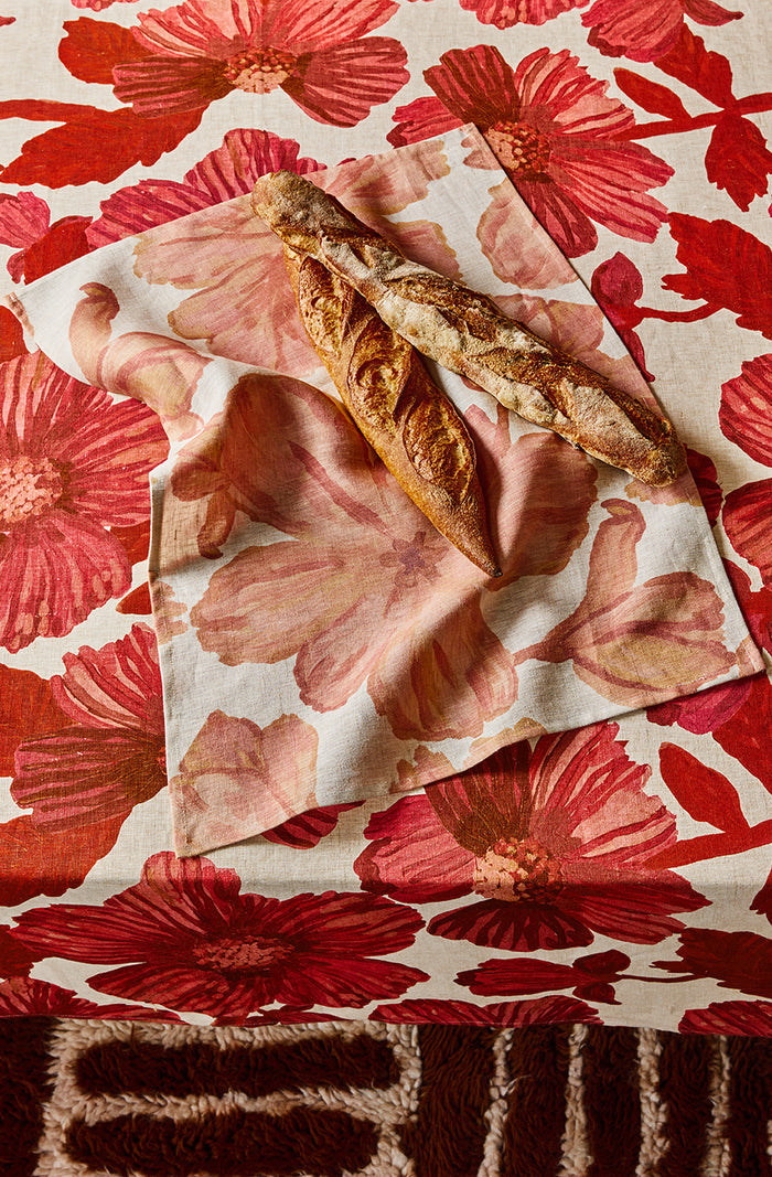 Tulip Pale Pink Tea Towel