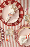 Twist Placemat - Burgundy Pink