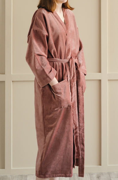 Nokori Deep Rose Housecoat