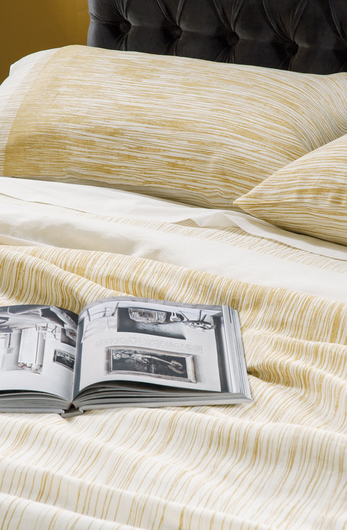 aleeno ivory and ochre duvet cover