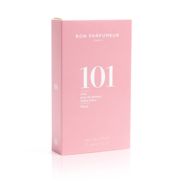 Bon Parfumeur - 101 - Rose / Sweet Pea / White Cedar 15ml